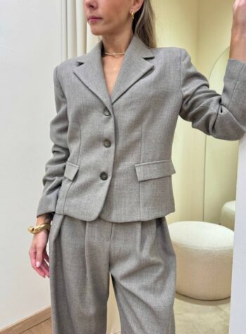 Shop Online Giacca corta avvitata tortora Tensione In