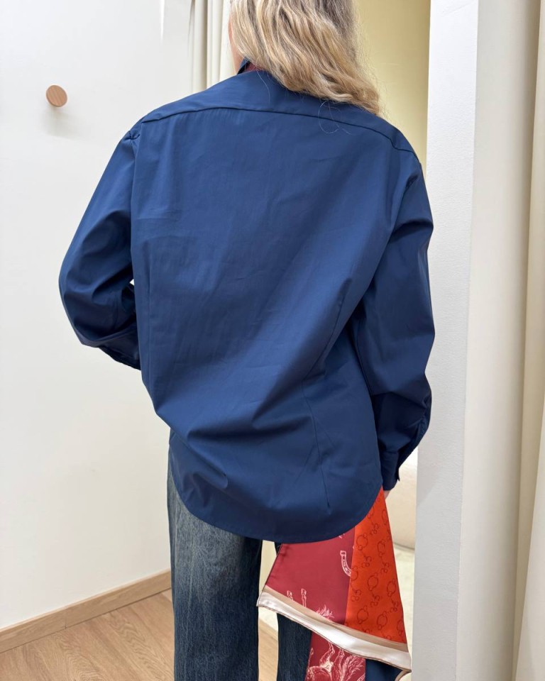 Camicia over blu cravatta microfantasia Tensione In Shop Online Camicia over blu cravatta microfantasia Tensione In