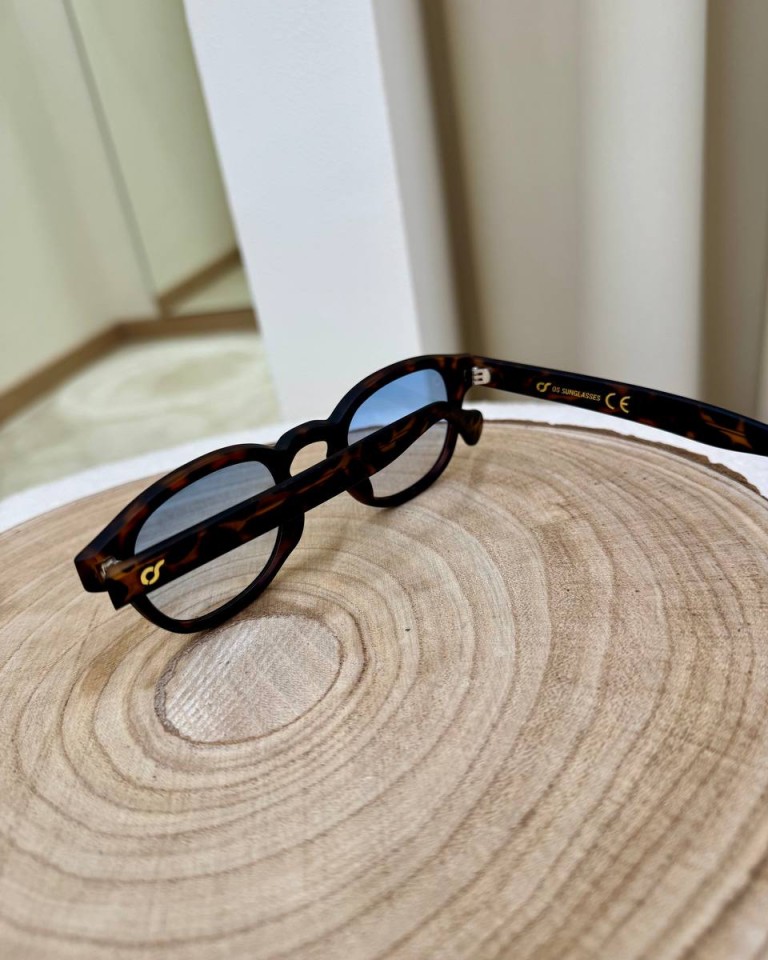 Occhiale da sole Berlino tartarugato blu OS Sunglasses Shop Online Occhiale da sole Berlino tartarugato blu OS Sunglasses