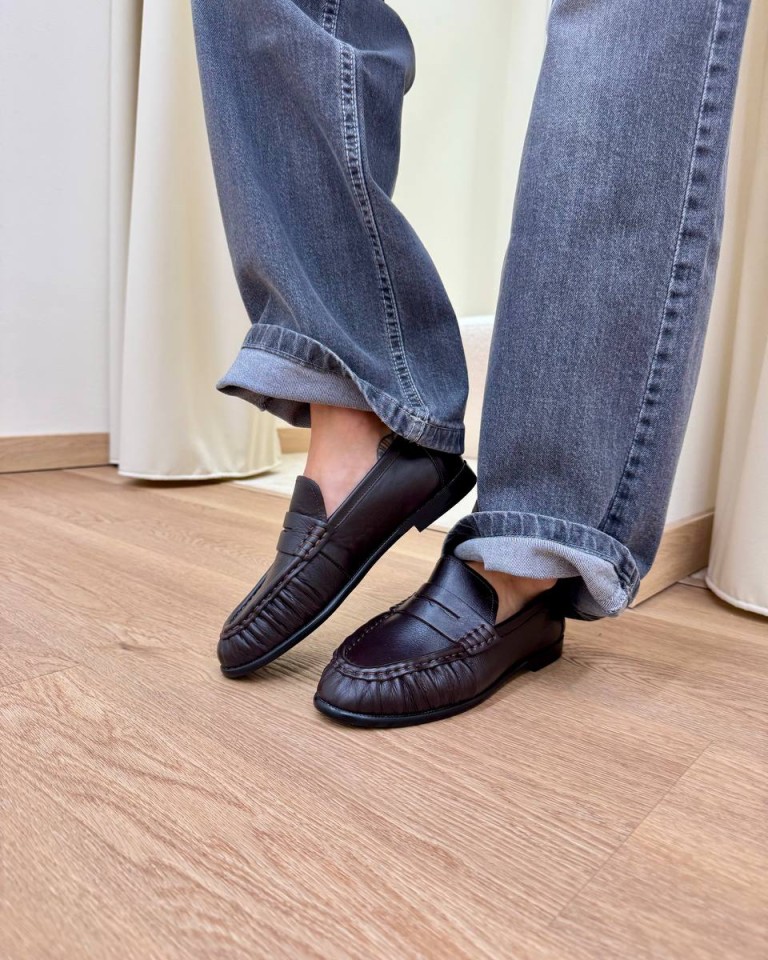 Mocassino vera pelle moro Ovyè Shop Online Mocassino vera pelle moro Ovyè