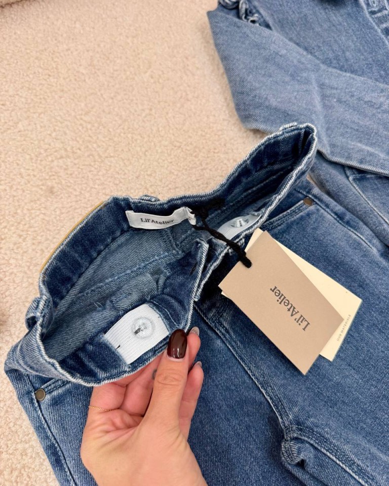 Jeans morbido blu medio Lil' Atelier Shop Online Jeans morbido blu medio Lil' Atelier