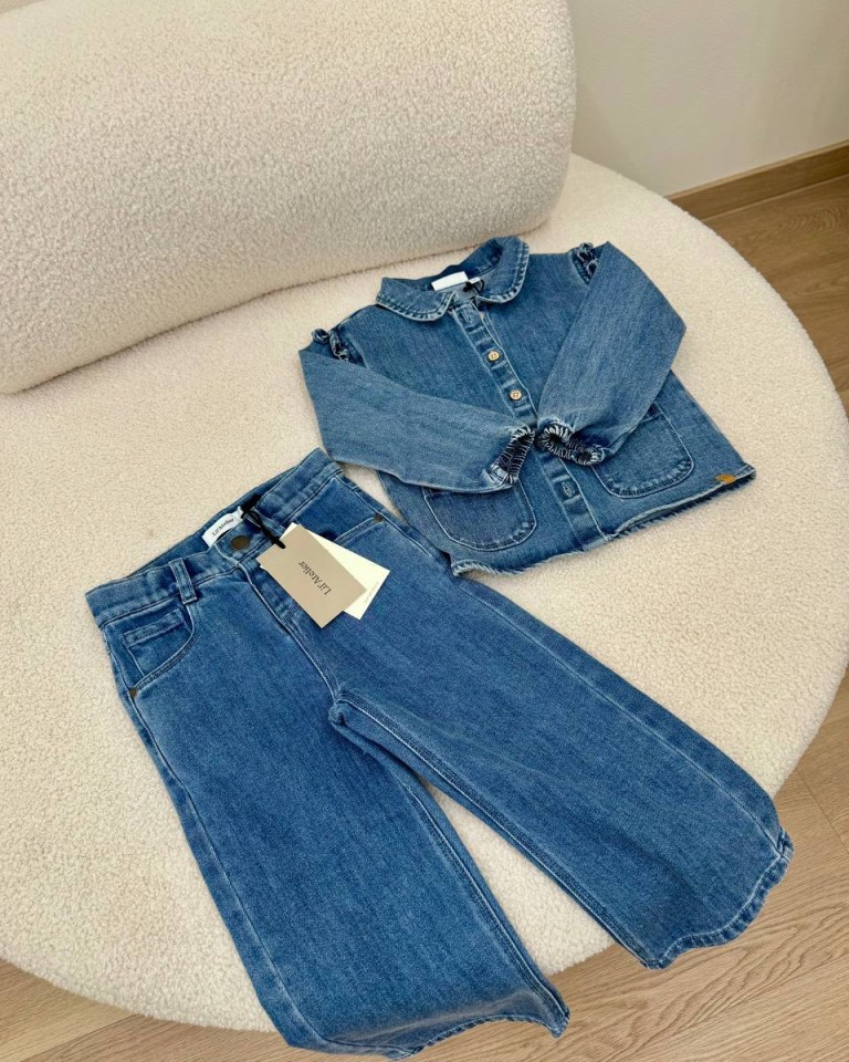 Jeans morbido blu medio Lil' Atelier Shop Online Jeans morbido blu medio Lil' Atelier