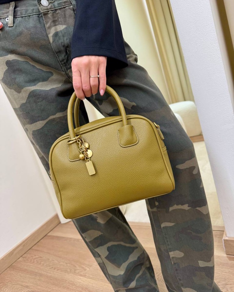 Borsa Slide chain ecopelle olio Vicolo Shop Online Borsa Slide chain ecopelle olio Vicolo