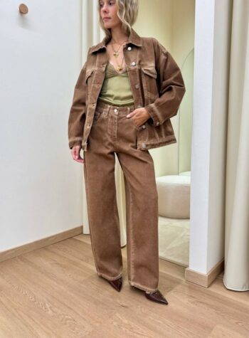 Shop Online Giacca denim cammello sfumato HaveOne
