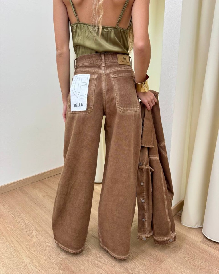 Jeans Bella cammello sfumato HaveOne Shop Online Jeans Bella cammello sfumato HaveOne