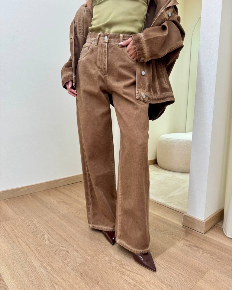 Jeans Bella cammello sfumato HaveOne Shop Online Jeans Bella cammello sfumato HaveOne