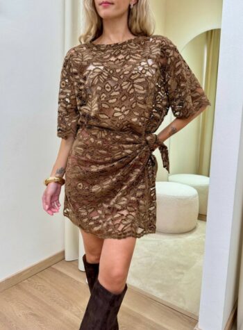 Shop Online Gonna pareo Nomad in pizzo di velluto moro HaveOne