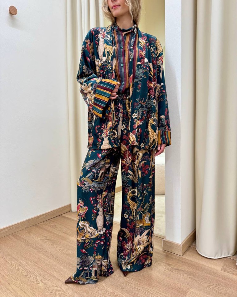 Kimono Nomad ciniglia "Cina" ottanio HaveOne Shop Online Kimono Nomad ciniglia "Cina" ottanio HaveOne
