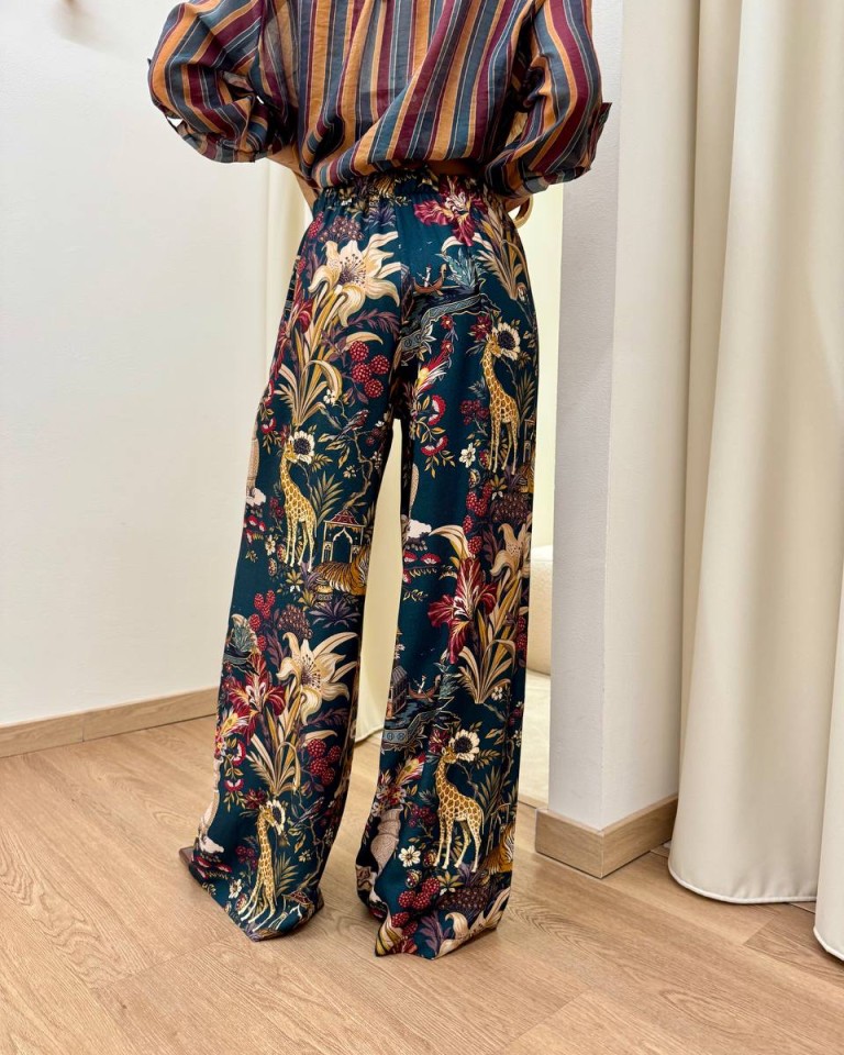 Pantalone Nomad "Cina" ottanio HaveOne Shop Online Pantalone Nomad "Cina" ottanio HaveOne