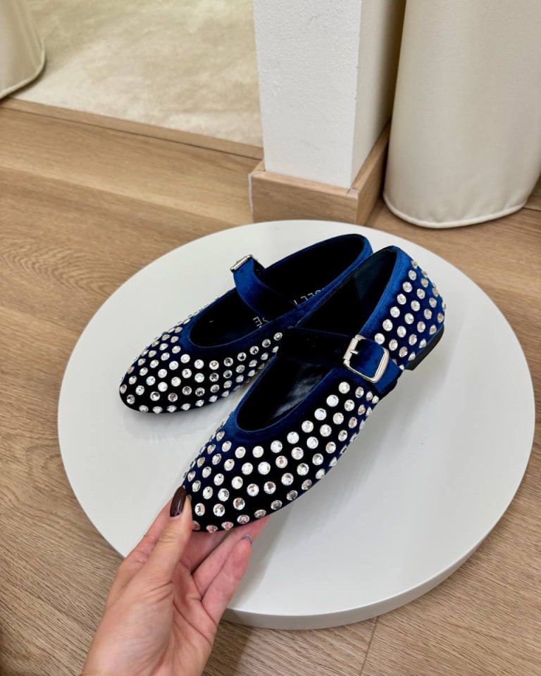 Maryjane GOLD in velluto e strass blu Gisél Moiré Shop Online Maryjane GOLD in velluto e strass blu Gisél Moiré