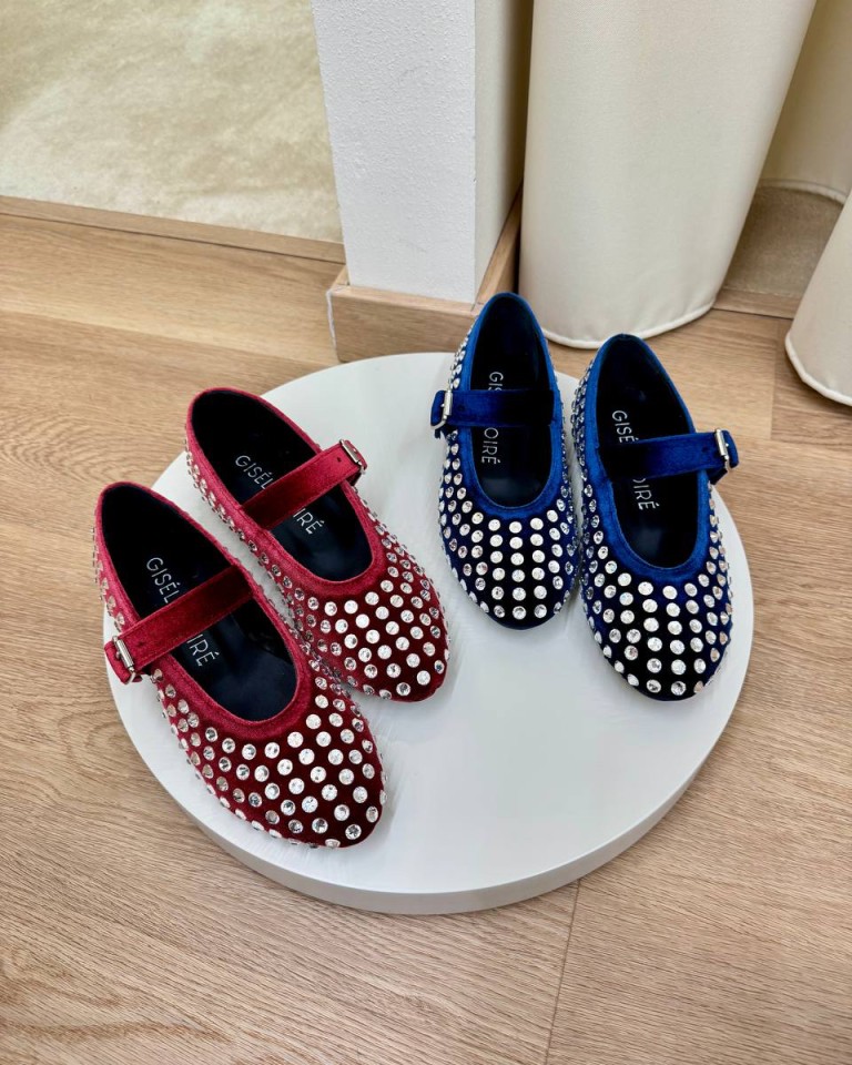 Maryjane GOLD in velluto e strass blu Gisél Moiré Shop Online Maryjane GOLD in velluto e strass blu Gisél Moiré