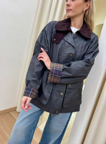 Shop Online Trench cerato collo velluto moro Vicolo