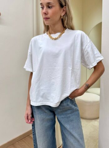 Shop Online T-shirt scatoletta over bianca HaveOne