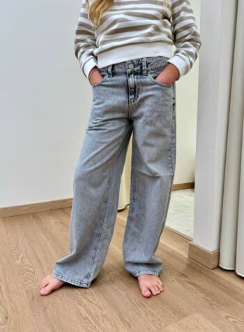 Shop Online Jeans Rose wide leg grigio Name It