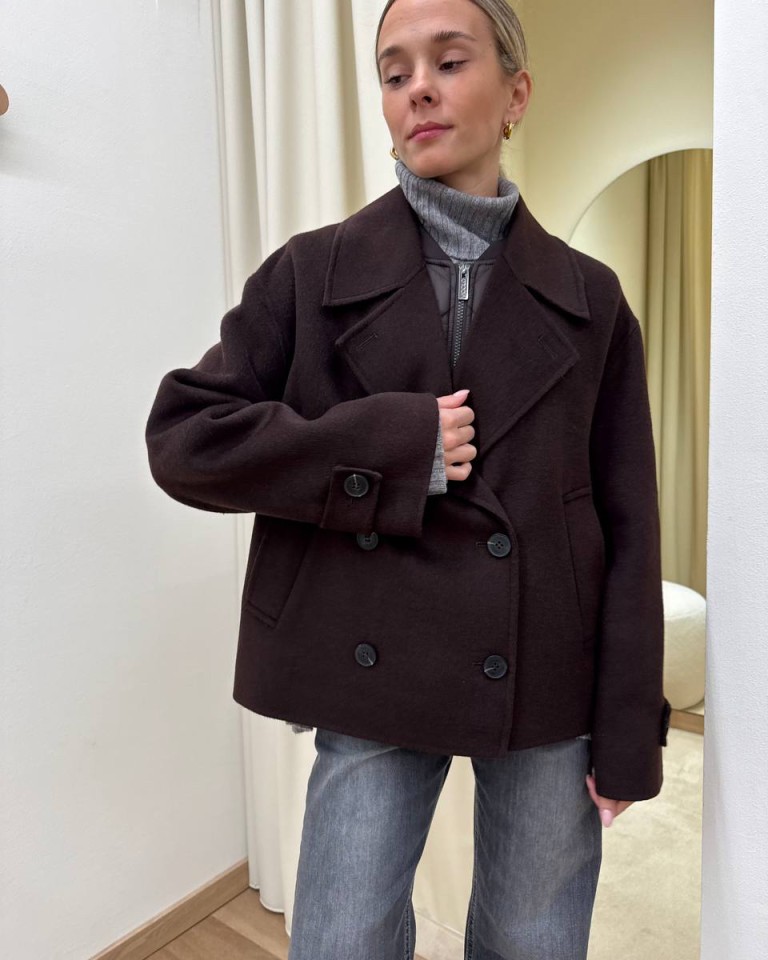 Cappotto Hand Made imbottitura rimovibile moro Vicolo Shop Online Cappotto Hand Made imbottitura rimovibile moro Vicolo