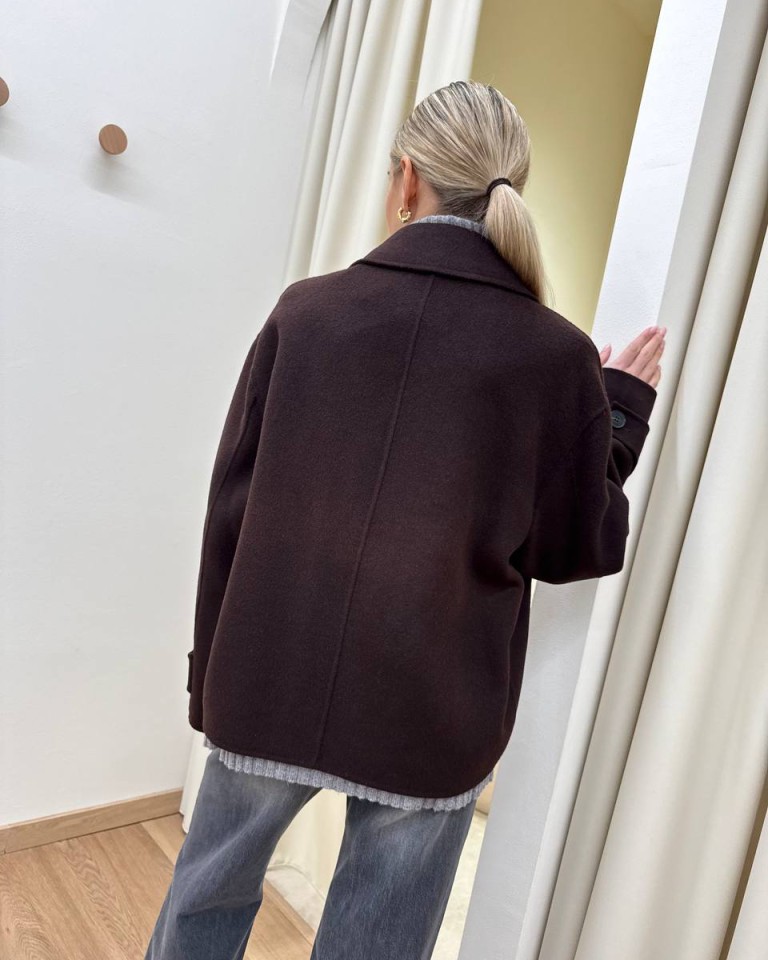 Cappotto Hand Made imbottitura rimovibile moro Vicolo Shop Online Cappotto Hand Made imbottitura rimovibile moro Vicolo