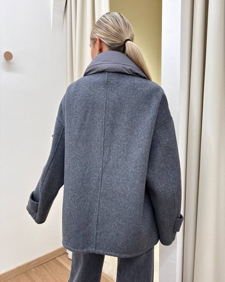 Cappotto Hand Made corto grigio HaveOne Shop Online Cappotto Hand Made corto grigio HaveOne