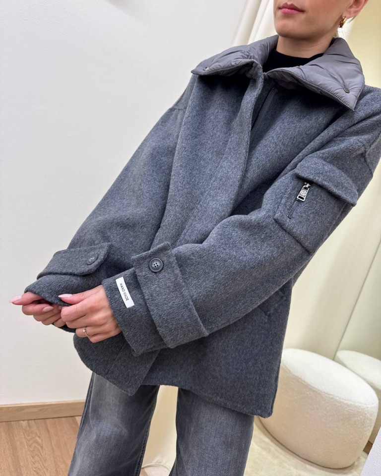 Cappotto Hand Made corto grigio HaveOne Shop Online Cappotto Hand Made corto grigio HaveOne