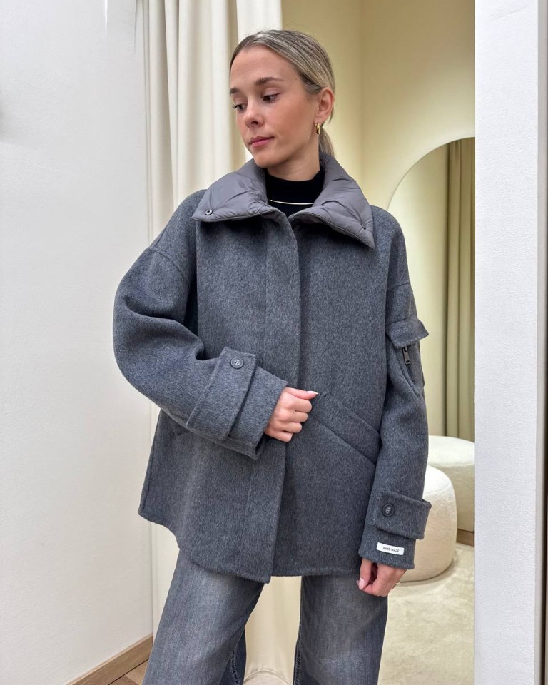Cappotto Hand Made corto grigio HaveOne Shop Online Cappotto Hand Made corto grigio HaveOne