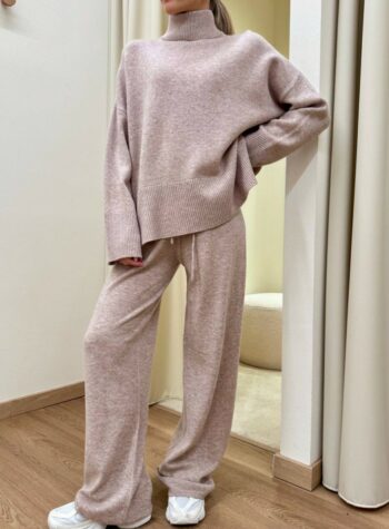 Shop Online Maglione over scatoletta spacchi laterali beige Souvenir