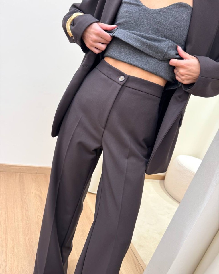 Pantalone taglio uomo moro Kontatto Shop Online Pantalone taglio uomo moro Kontatto