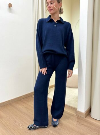 Shop Online Completo maglia polo e pantalone blu HaveOne