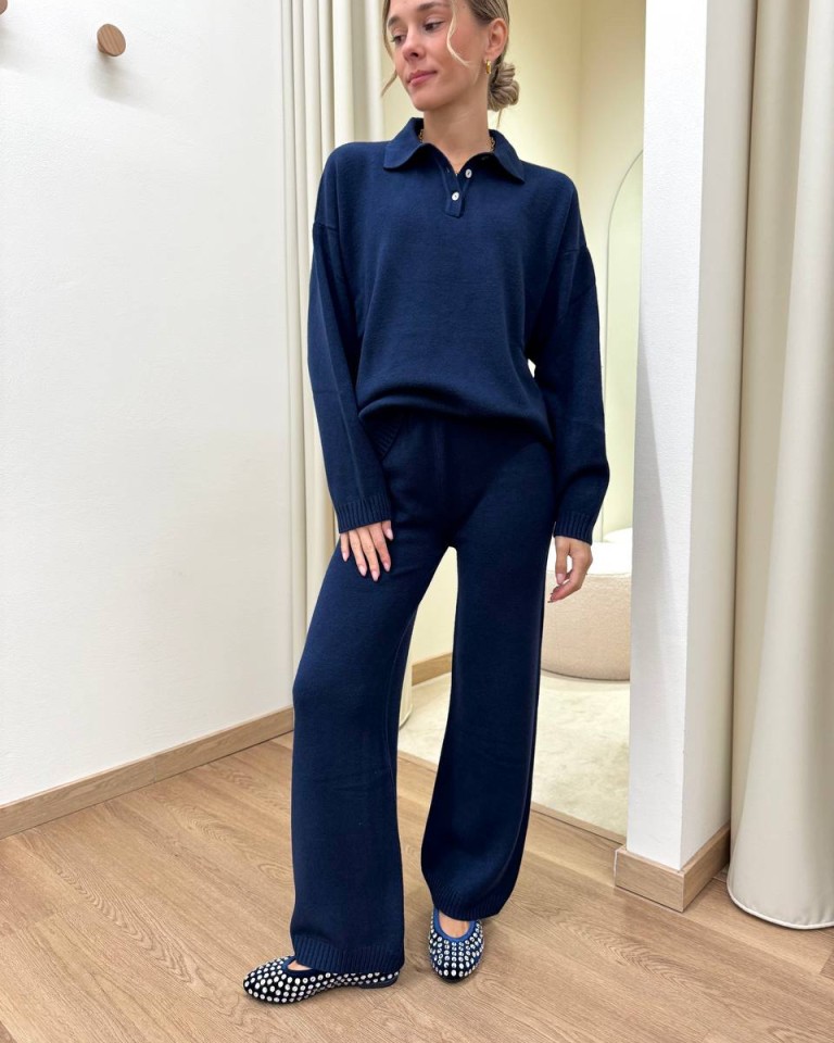 Completo maglia polo e pantalone blu HaveOne Shop Online Completo maglia polo e pantalone blu HaveOne