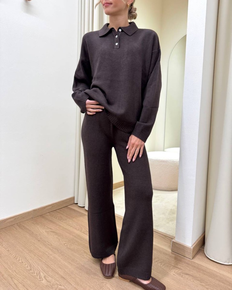 Completo maglia polo e pantalone moro HaveOne Shop Online Completo maglia polo e pantalone moro HaveOne