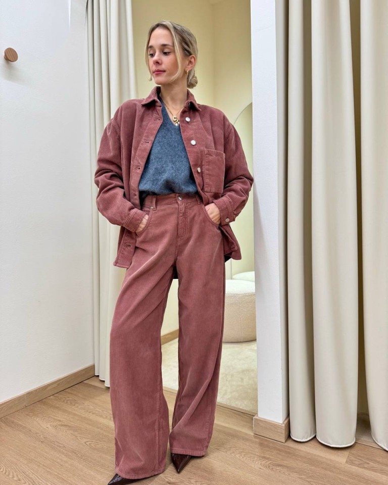 Pantalone MIA velluto rocciatore blush Vicolo Shop Online Pantalone MIA velluto rocciatore blush Vicolo