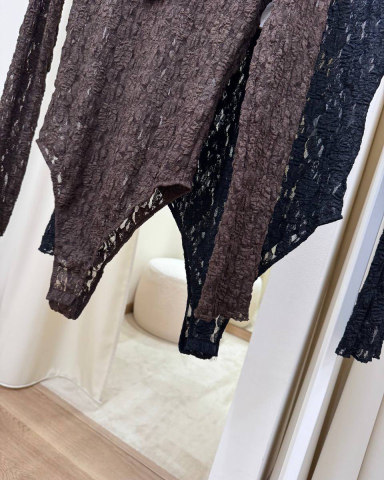 Body pizzo semitrasparente moro HaveOne Shop Online Body pizzo semitrasparente moro HaveOne