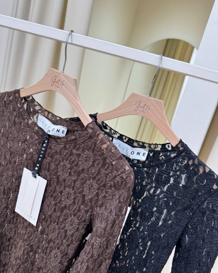 Body pizzo semitrasparente moro HaveOne Shop Online Body pizzo semitrasparente moro HaveOne