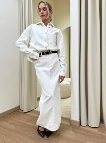 Shop Online Gonna OLIVIA in velluto rocciatore burro Vicolo