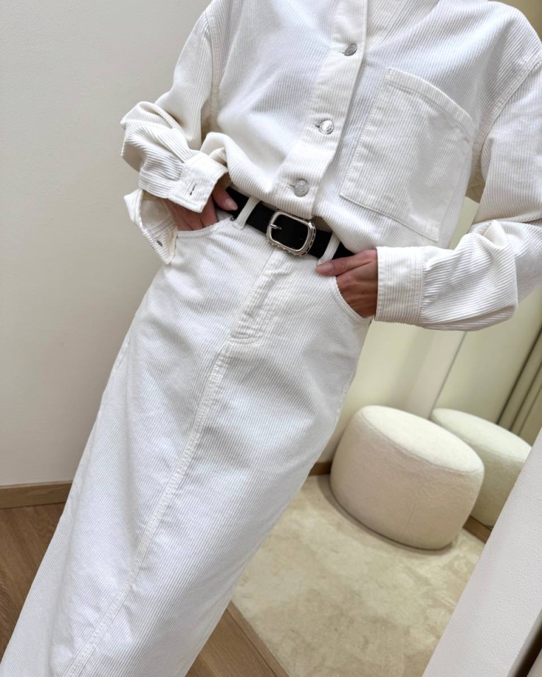 Gonna OLIVIA in velluto rocciatore burro Vicolo Shop Online Gonna OLIVIA in velluto rocciatore burro Vicolo