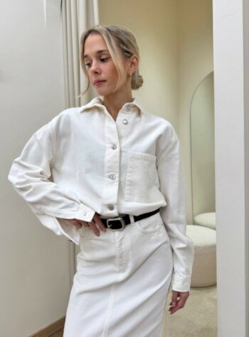 Shop Online Camicia CLOTILDE in velluto rocciatore burro Vicolo