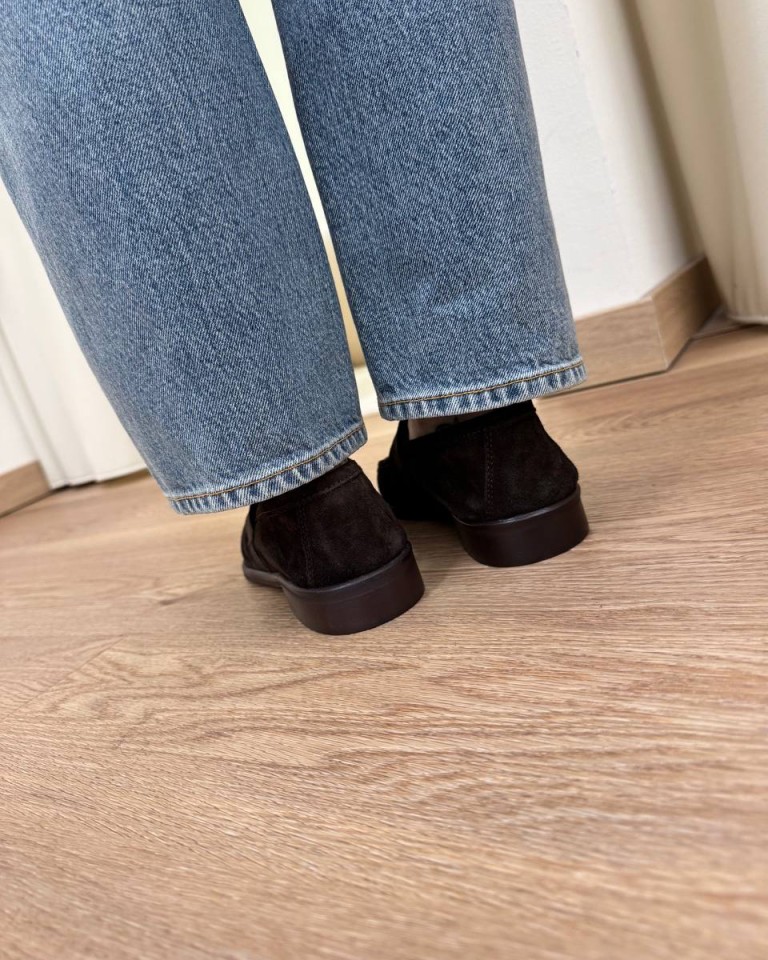 Mocassino scamosciato moro Ovyè Shop Online Mocassino scamosciato moro Ovyè