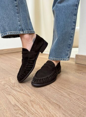 Shop Online Mocassino scamosciato moro Ovyè