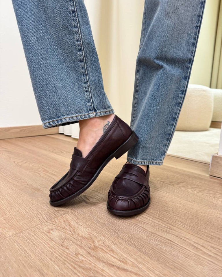Mocassino ROSY vera pelle moro Ovyè Shop Online Mocassino ROSY vera pelle moro Ovyè