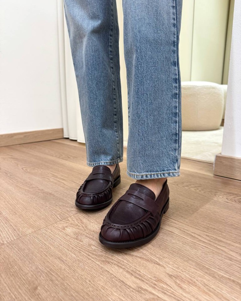 Mocassino ROSY vera pelle moro Ovyè Shop Online Mocassino ROSY vera pelle moro Ovyè