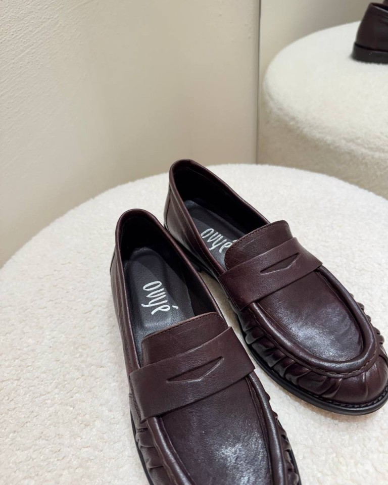 Mocassino ROSY vera pelle moro Ovyè Shop Online Mocassino ROSY vera pelle moro Ovyè