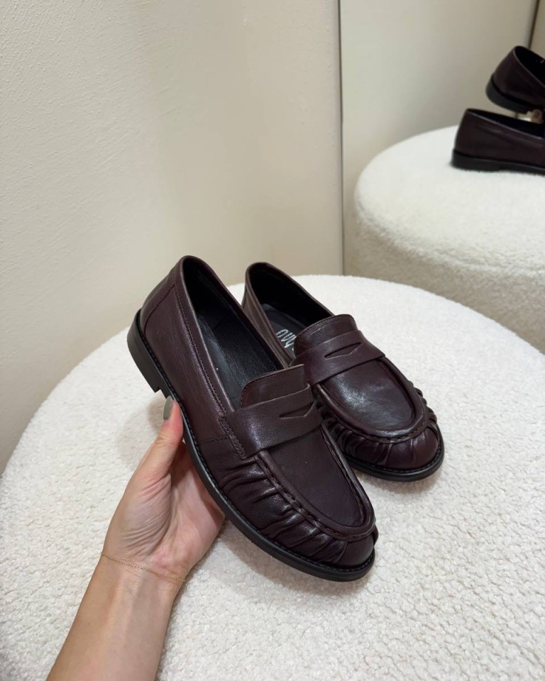Mocassino ROSY vera pelle moro Ovyè Shop Online Mocassino ROSY vera pelle moro Ovyè