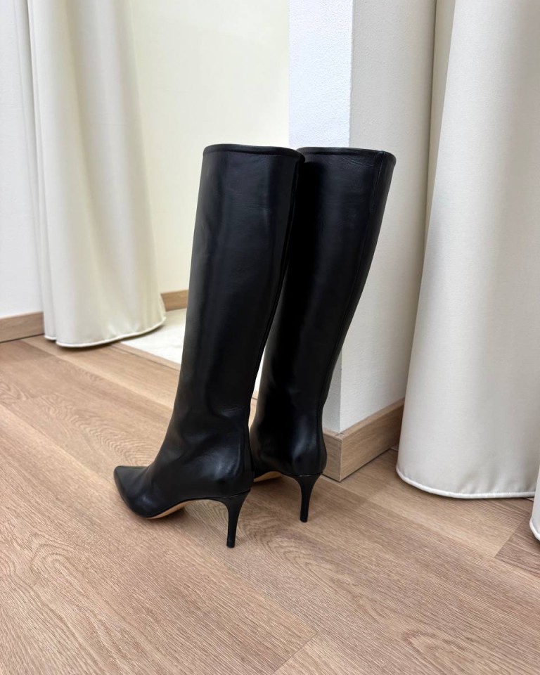 Stivale Alya in pelle nero Ovyè Shop Online Stivale Alya in pelle nero Ovyè