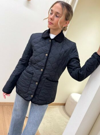 Shop Online Piumino leggero trapuntato nero HUNTER