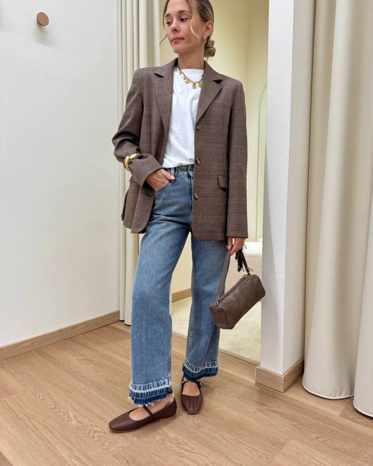 Giacca principe di Galles moro con frange Susy Mix Shop Online Giacca principe di Galles moro con frange Susy Mix