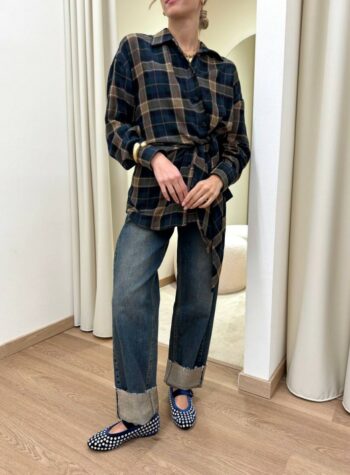 Shop Online Camicia check con nodo ottanio Susy Mix