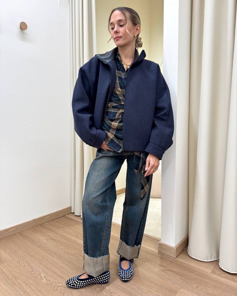 Giacca maniche pipistrello color denim Souvenir Shop Online Giacca maniche pipistrello color denim Souvenir