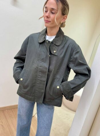 Shop Online Trench Leith cerato verde militare HUNTER