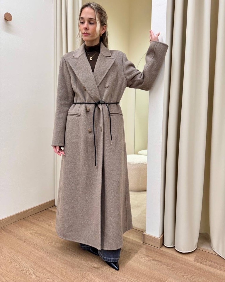 Cappotto Hand Made lungo con cinturino tortora HaveOne Shop Online Cappotto Hand Made lungo con cinturino tortora HaveOne