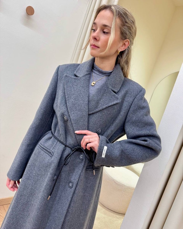 Cappotto Hand Made lungo con cinturino grigio HaveOne Shop Online Cappotto Hand Made lungo con cinturino grigio HaveOne