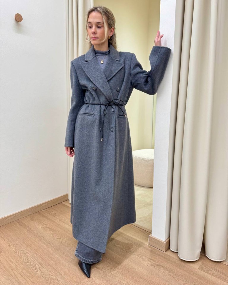 Cappotto Hand Made lungo con cinturino grigio HaveOne Shop Online Cappotto Hand Made lungo con cinturino grigio HaveOne