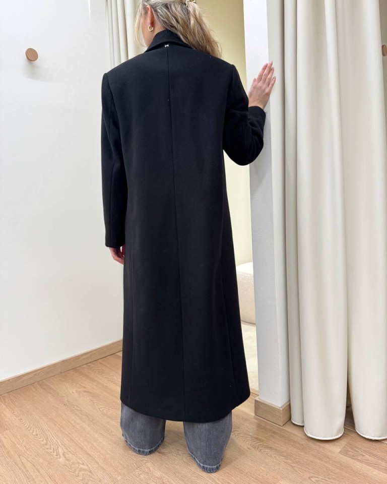 Cappotto Marianna lungo nero Souvenir Shop Online Cappotto Marianna lungo nero Souvenir